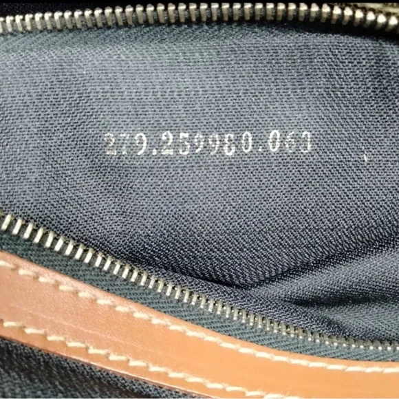 RARE! FENDI LEATHER KHAKI PECAN LOGO PCV TOTE BAG - Picture 11 of 12